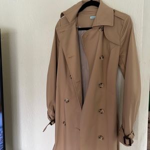 Tan Trench Coat with Belt